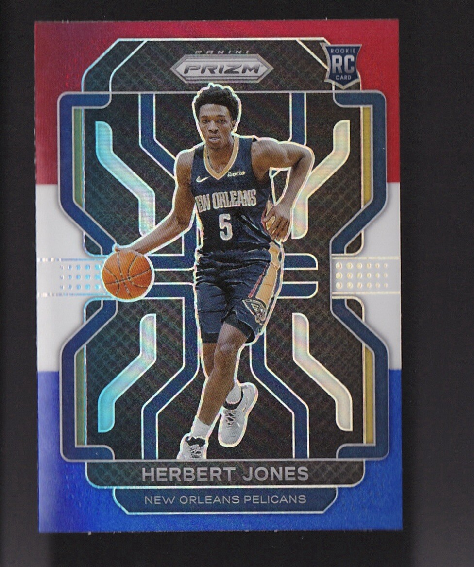2021-22 Panini Red White Blue Prizm Herbert Jones card #329 (RC) NO Pelicans