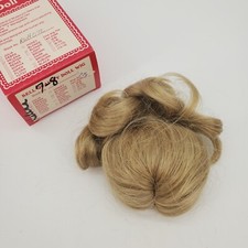 Bell Ceramics Quality Doll Wigs Style Helena Color Blonde Size 7-8 Vintage