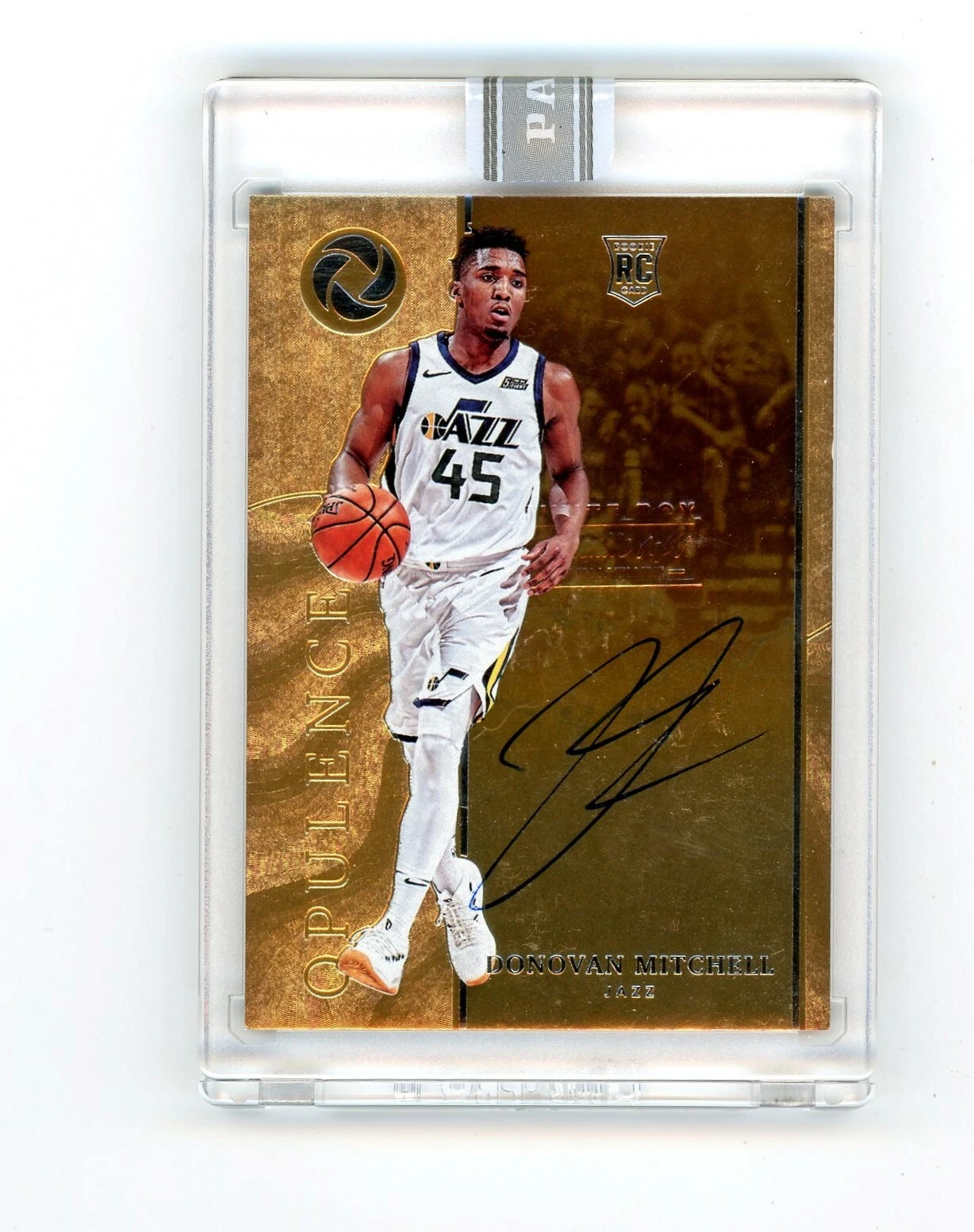 2017-18 Panini Opulence Donovan Mitchell 1/1 ON CARD RC AUTO White Box 1 of 1