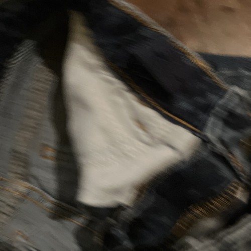 Gap Kids Girls Cuffed Jean Shorts Dark Wash Denim Adjustable Waist Size 7 Reg - Picture 5 of 7