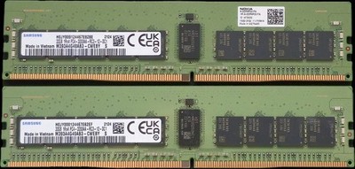 32GB Samsung 1Rx4 PC4-3200AA-R DDR4 R-DIMM Reg ECC Server RAM - M393A4G40AB3-CWE