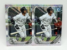 (2) 2019 BOWMAN CHROME Luis Robert MEGA BOX #BCP-44 MOJO WHITE SOX
