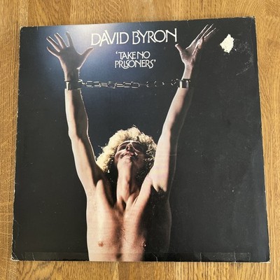 DAVID BYRON - TAKE NO PRISONERS LP + INNER!! UK 1ST PRESS BRONZE URIAH HEEP A1B1