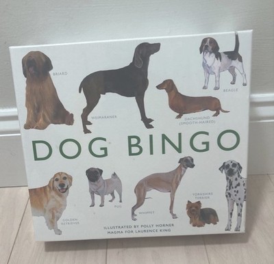 NEW SEALED Dog Bingo Board Game 64 Different Breeds Illustrated By Polly Horner