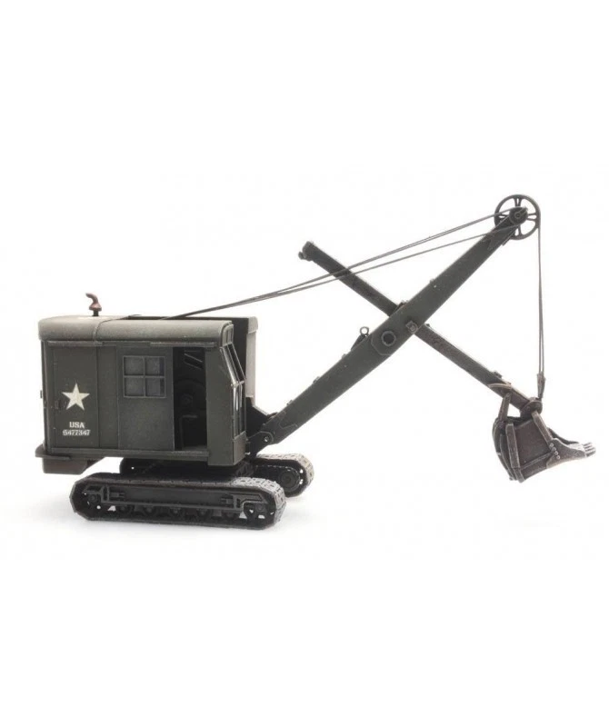 ARTITEC 387.258 – US/UK Escavatore Bucyrus RB17 WWII – RESINA H0 - Immagine 2 di 3