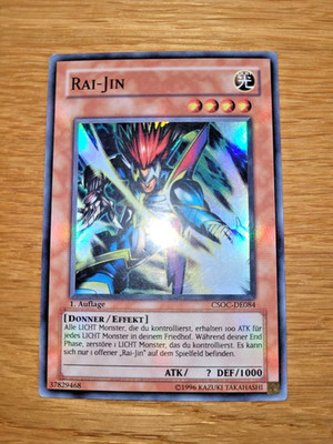YuGiOh Rai-Jin CSOC-DE084 Super Rare 1. Auflage Deutsch