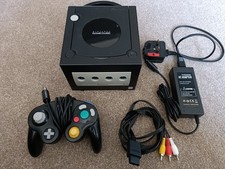 Nintendo GameCube Black Console with Official Controller - Tested And Working