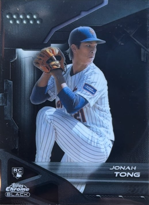 2026 Topps Chrome Black #48 Jonah Tong