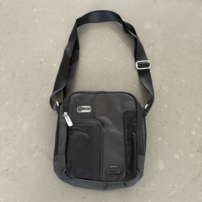 T-Tech by Tumi Black Ballistic Nylon Crossbody Bag Travel Organizer Compact