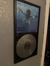 Album Nirvana incorniciato Nevermind Rock memorabilia musica arte Kurt Cobain Dave Grohl