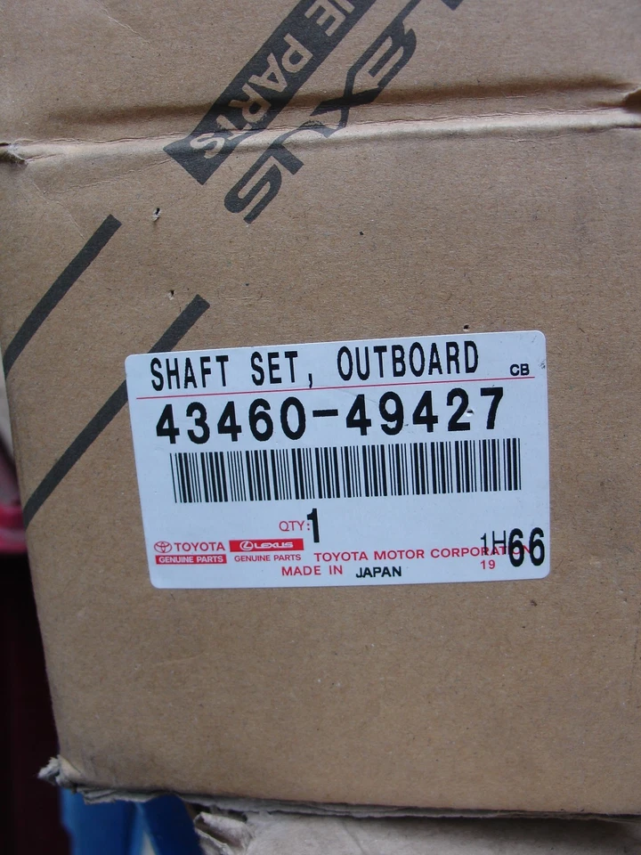 43460‑49427 Outboard CV DriveShaft Set RH For Toyota Corolla, Prius, Auris - Image 2 of 2