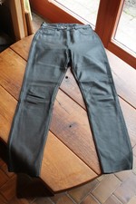 Schöne vintage Motorrad Lederhose H.Gericke - schwarz, D 36/38