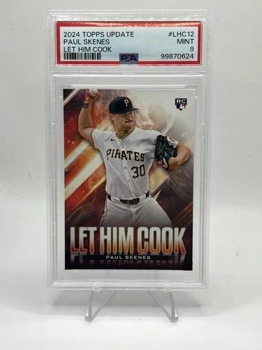 2024 Topps Update Series - Let Him Cook #LHC-12 Paul Skenes (RC) PSA 9