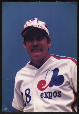 Bryn Smith 1986 Expos 3x5 Candid Photo Olympic Stadium wearing Jock Strap as hat