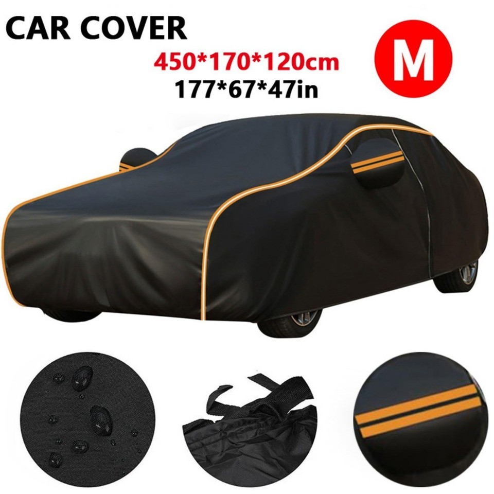 6 Layer Car Cover Indoor Outdoor Waterproof Breathable Layers Fleece Lining 6419 - Foto 3