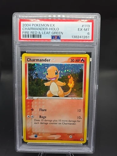 2004 Pokémon EX Charmander #113 Fire Red Leaf Green Holo