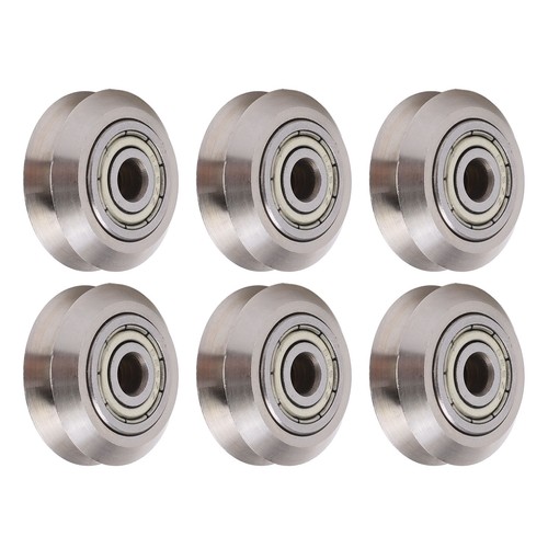 V Gear Bearing Pulley Round 13PCS Anti Rust Rolling Smoothly V Pulley Wheel - Afbeelding 4 van 12