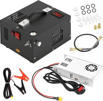 PCP Luftkompressor 4500PSI/30MPa tragbar 12V DC/110V AC mit externem