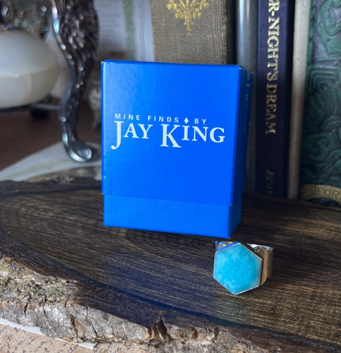 Sterling Silver Mine Finds By Jay King Blue Stone Ring Size 10 V897 | eBay
