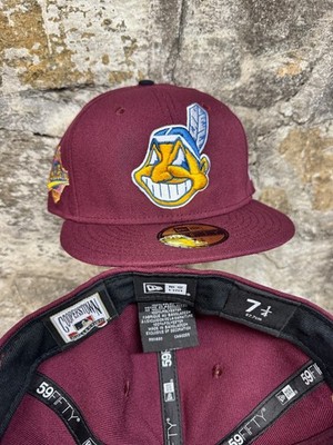 Cleveland Indians Wahoo New Era Fitted Club 59Fifty Hat Custom NEW