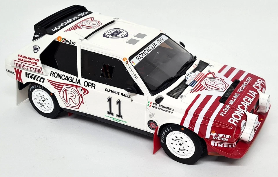Coche modelo Otto 1/18 - Lancia Delta S4 Gr.B Olympus Rally 1986 resina escala Foto 3 de 4