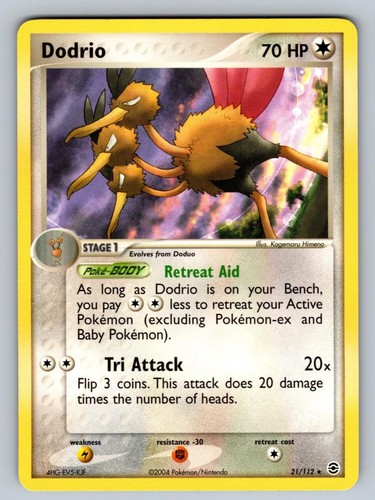 Dodrio 21/112 NM/M FireRed & LeafGreen R Pokemon T02297