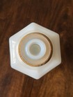 Two White Milk Glass Stoppers For Decanters — photo 2