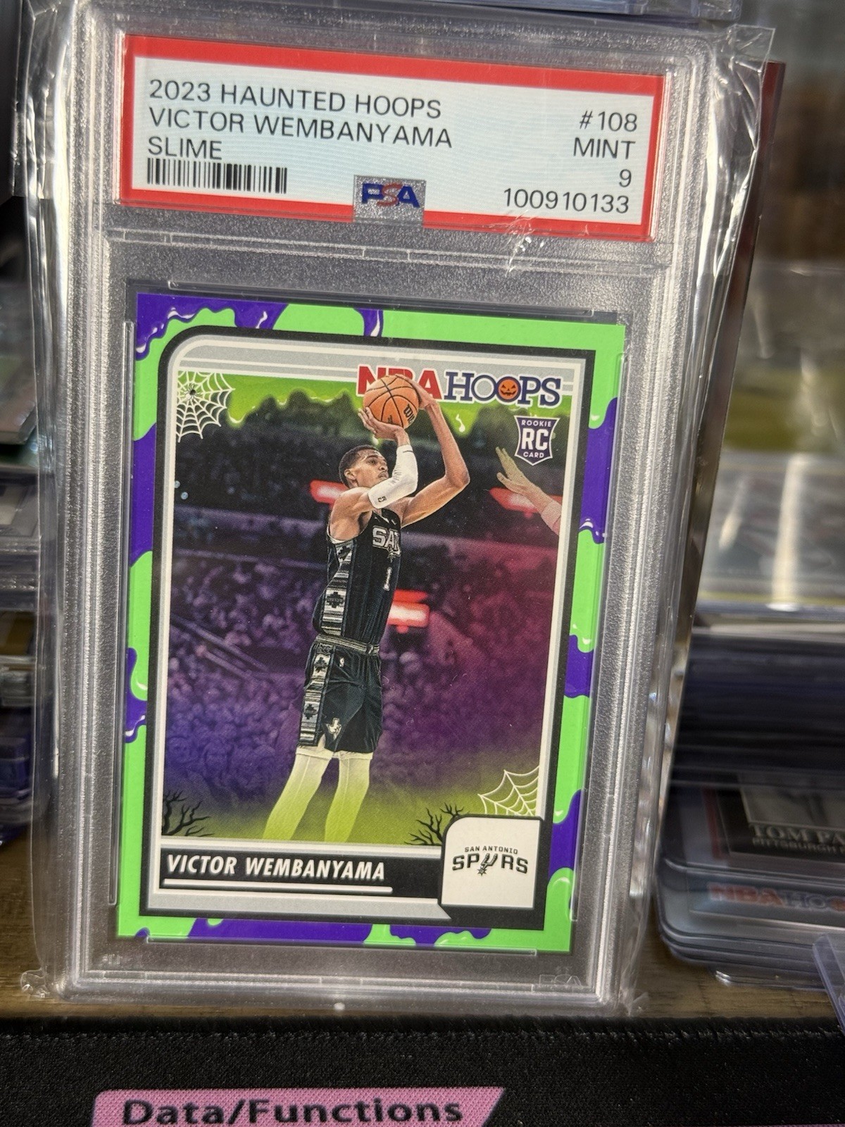 2023-24 Panini Haunted Hoops - Victor Wembanyama #108 Slime (RC)