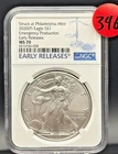2020 (P) Silver Eagle MS70 💎 NGC Early Releases Emergency Issue COVID Eagle 🦅