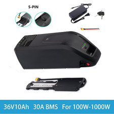 36V10Ah Hailong Ebike Lithium Battery For Electric Bike 100W-1000W 30A Motor BMS