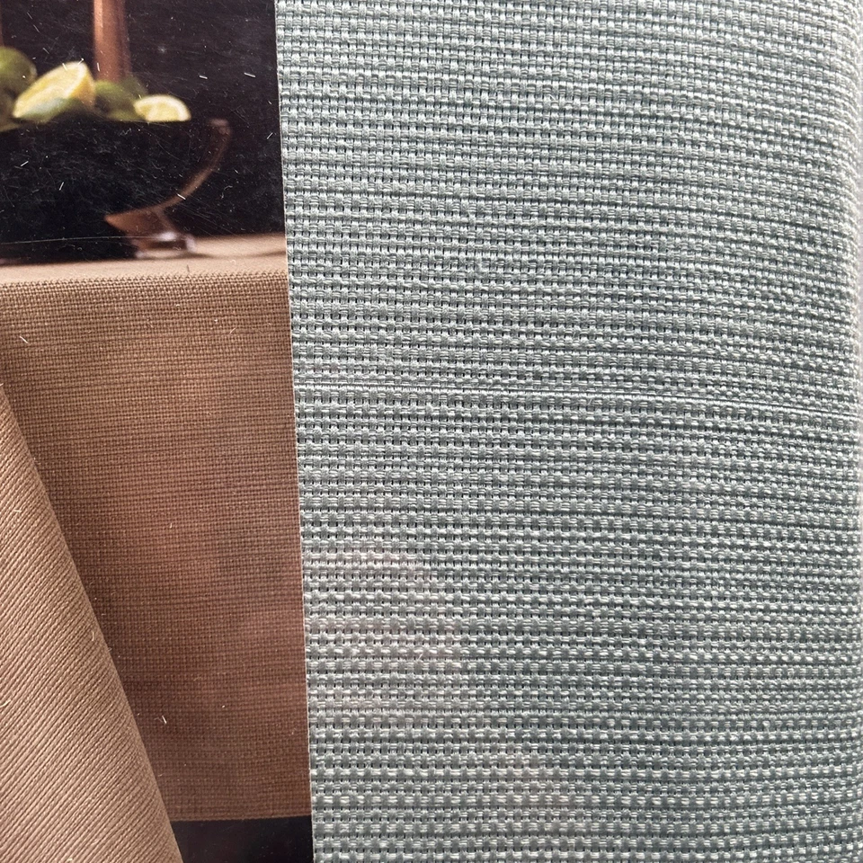 Bobby Flay Gramercy Collection Tablecloth – 60” x 102” – Oblong Green Textured - Image 2 of 4