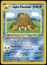 Light Piloswine 26/105 Neo Destiny Pokemon Unlimited PKM-B1-19-84 on eBay