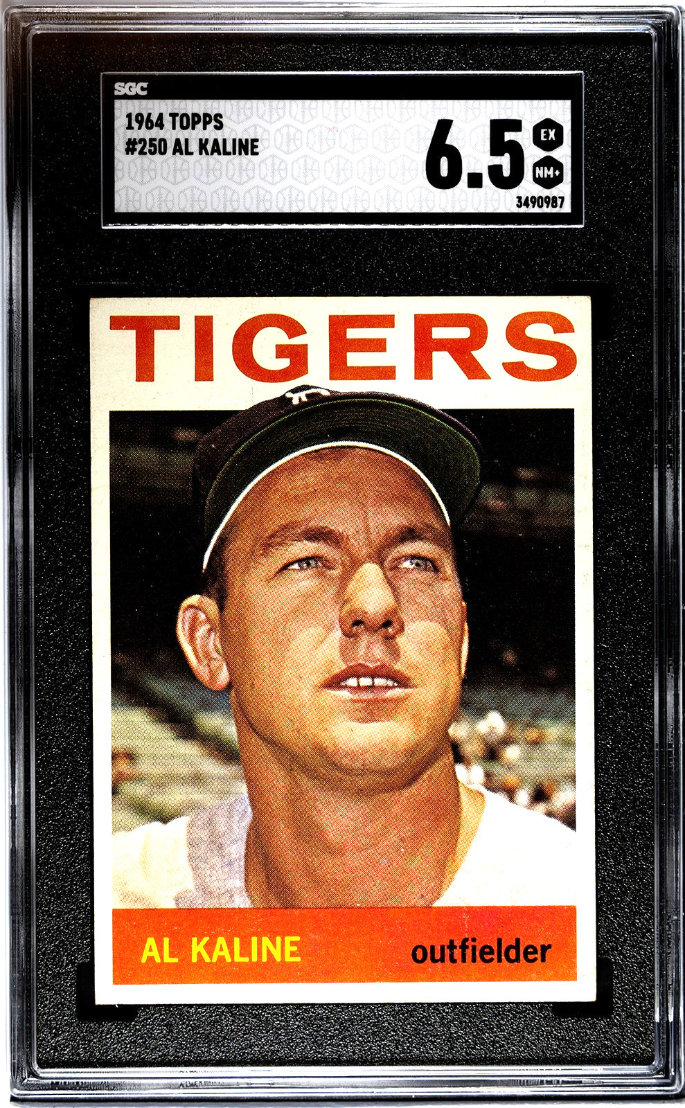 1964 Topps AL KALINE Detroit Tigers #250 SGC 6.5 EX/NM+ Condition