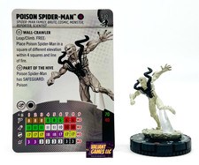 Marvel Heroclix Poison Spider-Man 030 w/ Card Venom Set