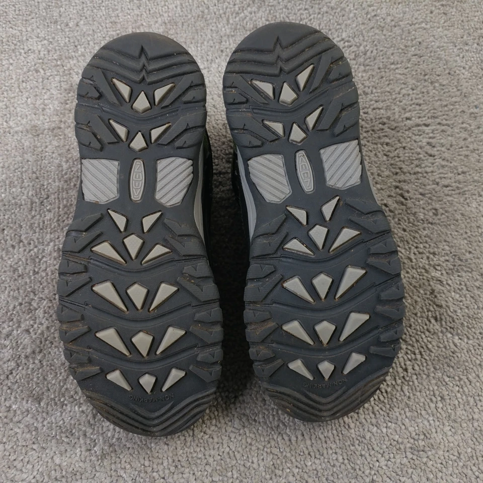 Keen Targhee Mid Hiking Boots Boys 5Y Waterproof Shoes Leather Black Trail - Image 2 of 4