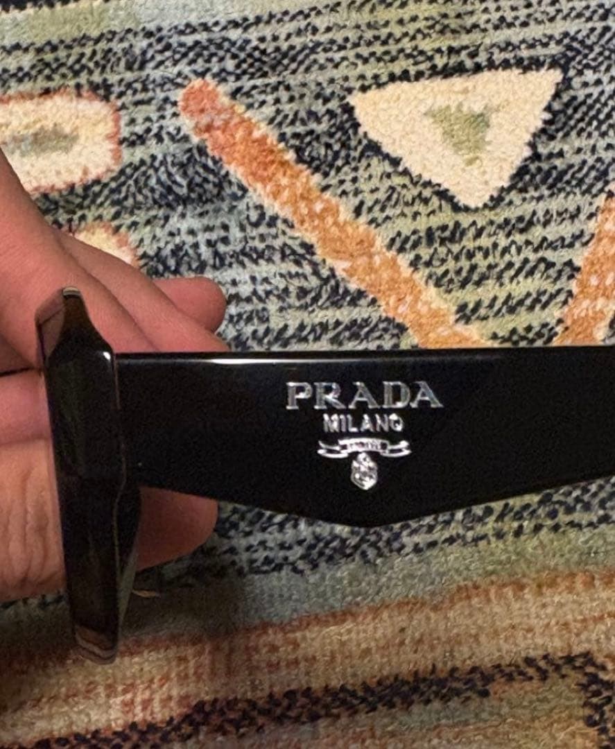 Prada Black Cat Eye Sunglasses, Style, Used, Case & Box Included thumbnail 4