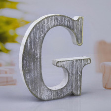 6 Inch Wood Letters Unfinished Rustic Wood Letters for Wall Decor Decorative Sta