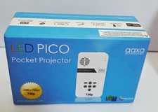 AAXA LED PICO POCKET PROJECTOR 720p MINI-HDMI/ HIGH DEFINITION NEW OPEN BOX