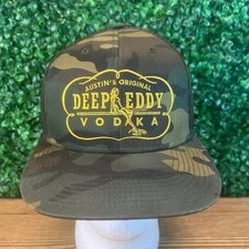 Mens Deep Eddy Vodka Snapback Camouflage Trucker Hat Cap Embroidered Adult Hat