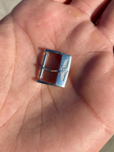 Genuine BREITLING s.steel Buckle 16 mm Vintage