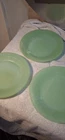 vintage Fire King Jane Ray Jadite dinner plates from the 1940s-1950s.1 Per Sale
