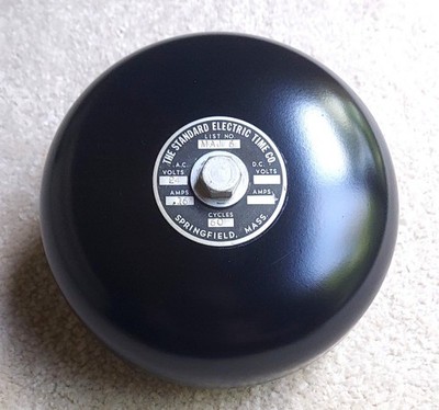 Vintage  STANDARD ELECTRIC TIME Class Change Vibrating Bell for School Clocks