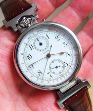 LONGINES 1900 CHRONOGRAPH Orologio da tasca svizzero convertito in orologio da polso matrimonio