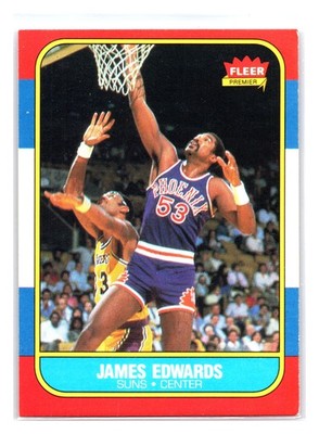 1986-87 Fleer #29 James Edwards Phoenix Suns