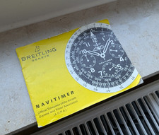 Breitling Navitimer Vintage Handbuch Gebrauch...