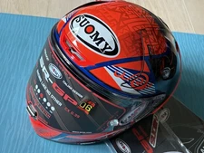 Suomy SR-GP Helmet Bagnaia '21 No Logo - Medium w/ Deluxe Helmet Bag KTSG0018-MD