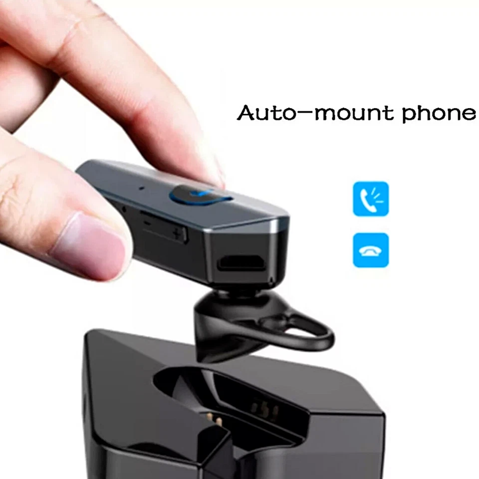 Audifonos Bluetooth Inalambrico para Conducir Manos Libres Transmisor y Cargador - Image 3 of 4