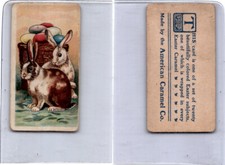 E45 American Caramel, Easter Subjets, 1920's, Egg, Rabbit (A11)