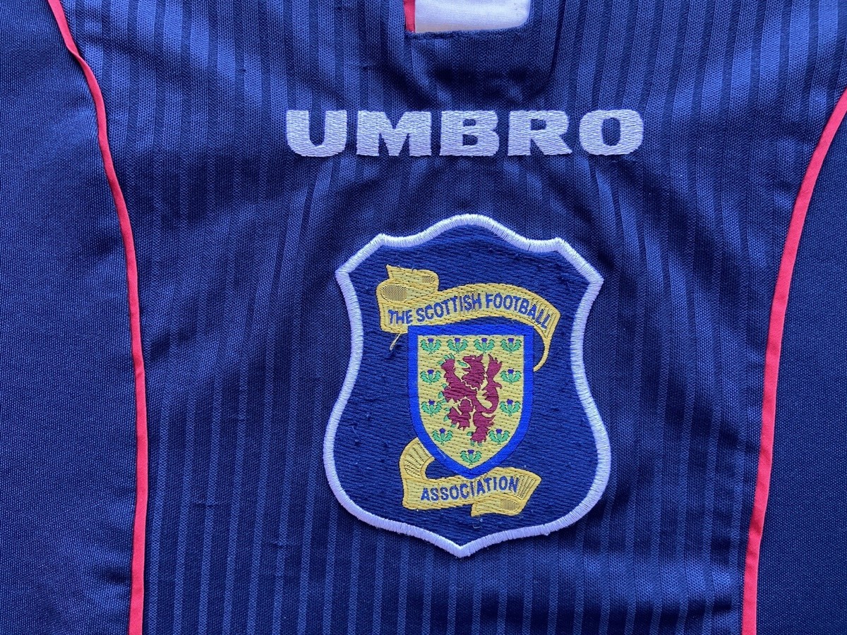 SCOTLAND 1996 1998 HOME FOOTBALL SHIRT SOCCER JERSEY UMBRO SCOTLAND 1996 1998 HOME FOOTBALL SHIRT SOCCER JERSEY UMBRO