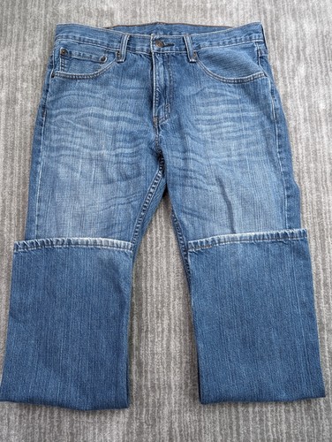 Levis 527 Jeans Mens 33x31 Bootcut Blue Denim Cowboy Western Cotton Red Tab - Picture 2 of 15